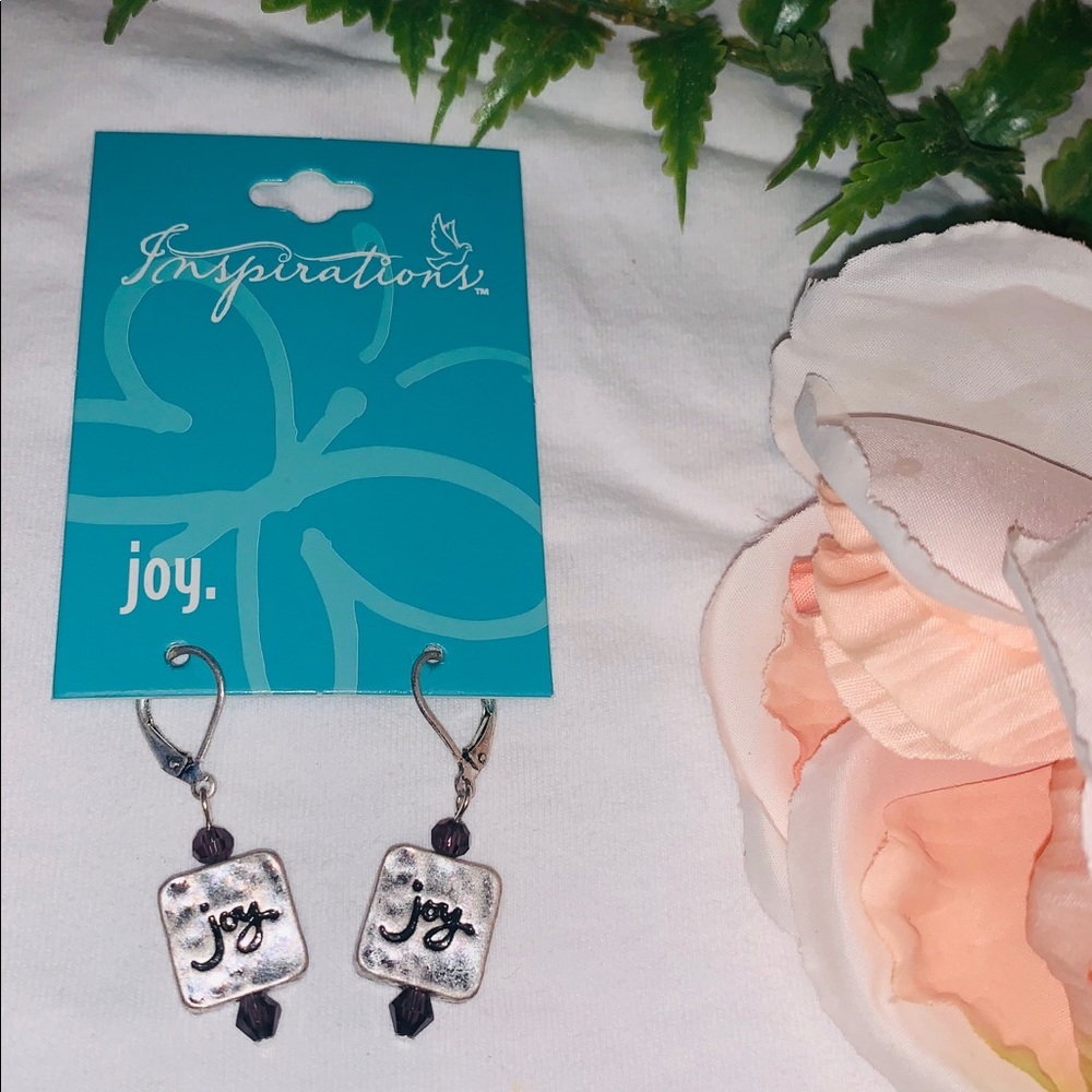 Inspirations “JOY” earrings